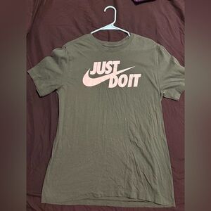 Nike Forest Green Tee with White Logo